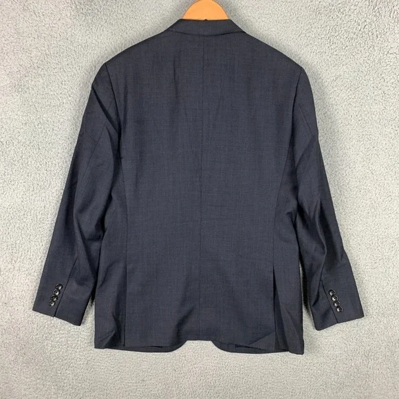 J.Crew Ludlow Blazer Suit Jacket Mens 40R Blue/Gray Slim-Fit Italian Wool